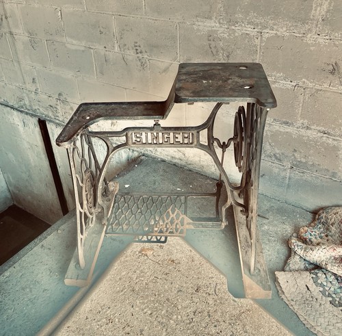 Vintage industrial cast iron - cast,
