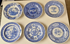 Six beautiful Spode Blue Room