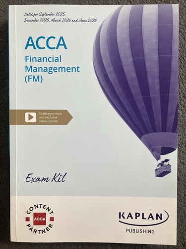 Acca financial management - financial,