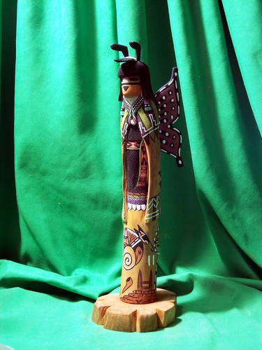 Hopi kachina doll butterfly - doll,