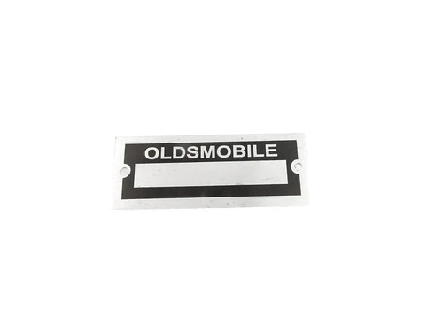 Data plate blank vintage - blank,