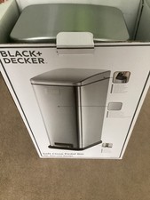 BLACK+DECKER 20L Grey Slimline