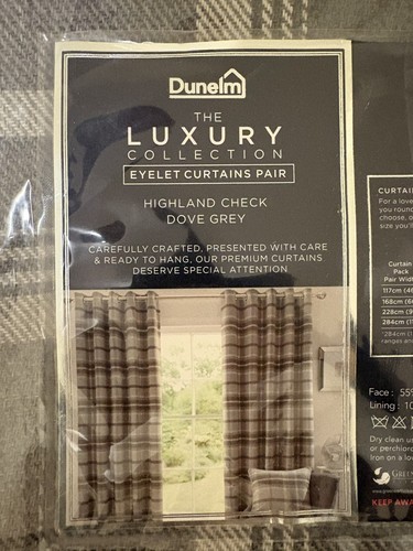 Highland check dove grey - highland,