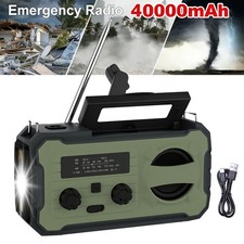 4000mAh Wind Up Solar Radio