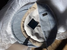 NWT Borsalino Linen blue Flat