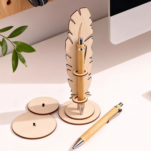 1pc wooden quill pen holder - 1pc,