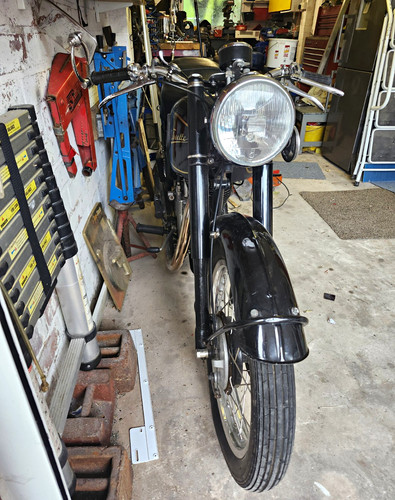 Velocette 1954mss - velocette, 1954mss.
