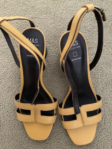 Marks spencer real leather - &,