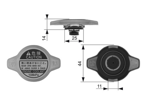 Gates rc134 locking lid - gates,