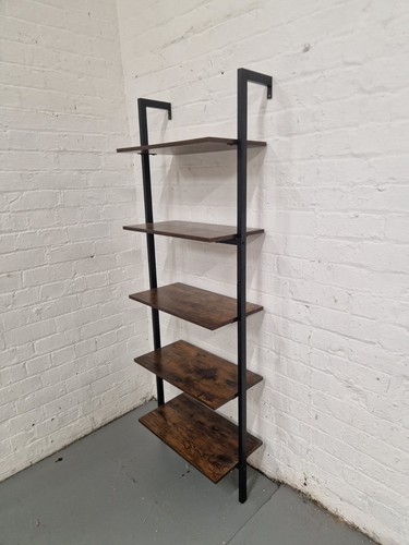 Rustic ladder shelf tier - shelf,, 5