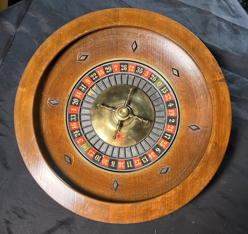 Vintage wood roulette - wood,