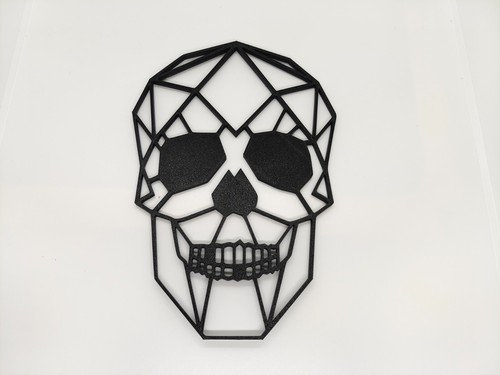 Geometric skull wall art - geometric,