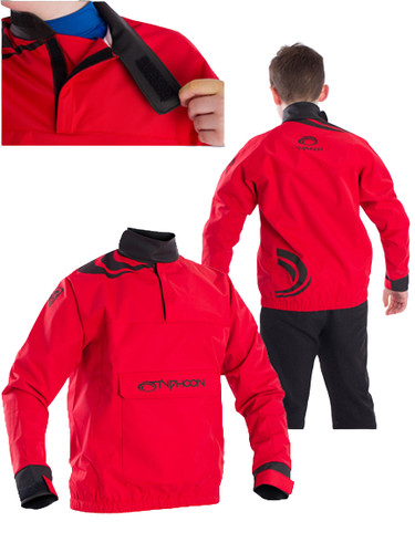 Junior child waterproof jacket - child,