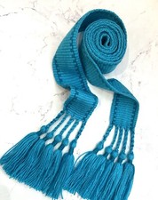 Woven Belt Terquoise Sash