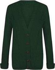 Womens Ladies Chunky Cable