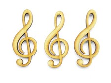 Wooden MDF Treble Clef Shape