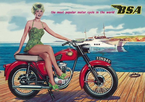 Bsa poster c15 - c15, 1960s