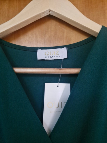 Quiz green crepe wrap - quiz,