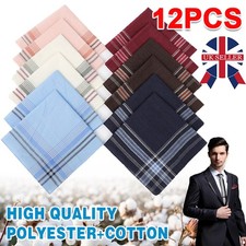 Men'S Handkerchiefs, 12 Pack