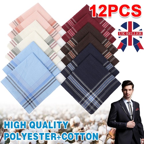 Men handkerchiefs 12 pack - men's, handkerchiefs,