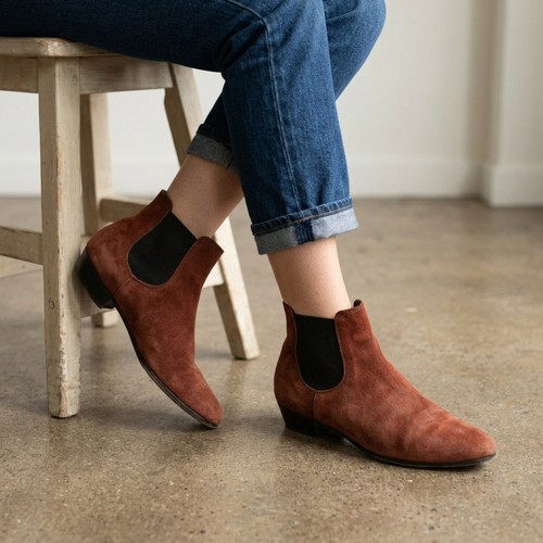 Sandro womens boots rust - sandro,