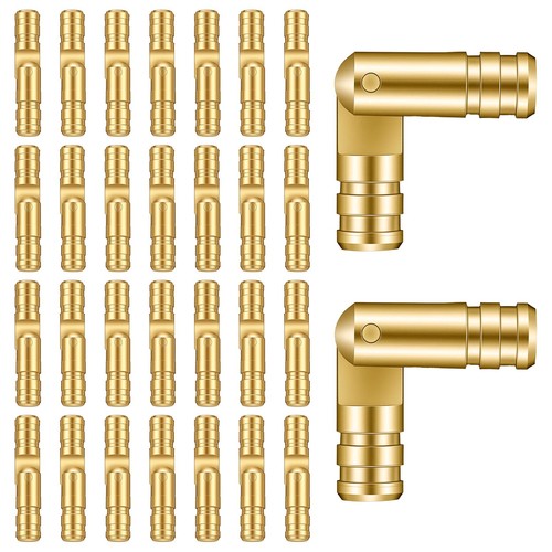 Pcs barrel hinges brass - 30,