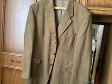 Gents Jacket Size XL Brown Suede Look Good Condition Great Quality