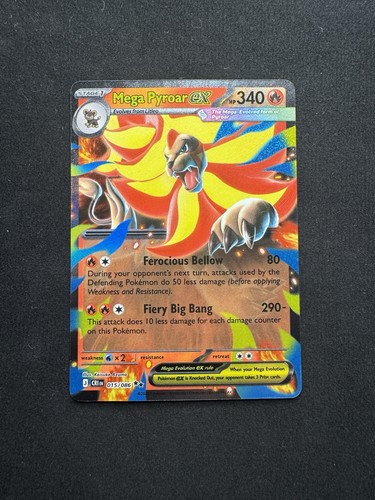 Mega pyroar 015 - ex,