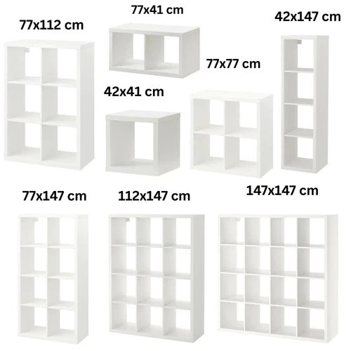 Ikea kallax white - kallax, shelving
