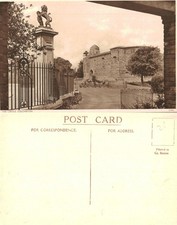 Vintage postcard the castle - -,