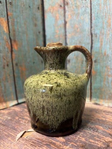 Vintage stoneware green - vintage,