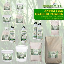 MULTI MITE Diatomaceous Earth FEED Supplement Grade DE Powder Red Mite Fleas