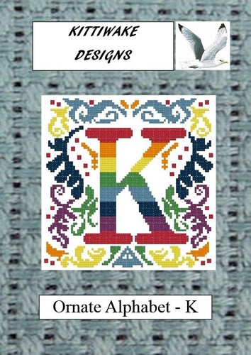 Ornate alphabet k - ornate,