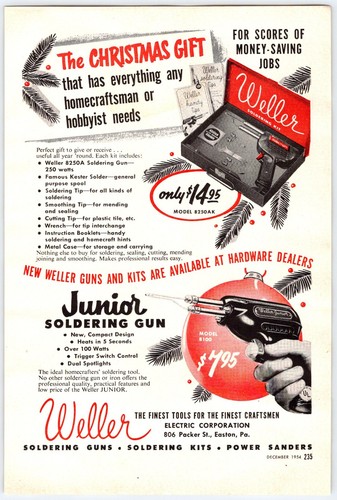1954 christmas weller - christmas,
