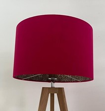 Lampshade Hot Pink Velvet