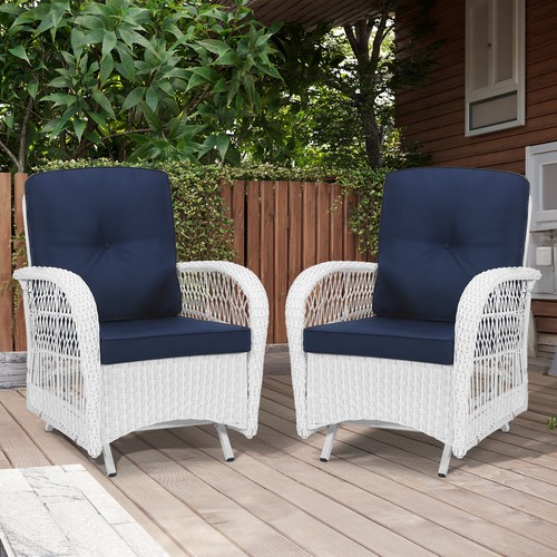 Set white outdoor rattan - white,