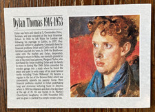 Welsh postcard - DYLAN THOMAS