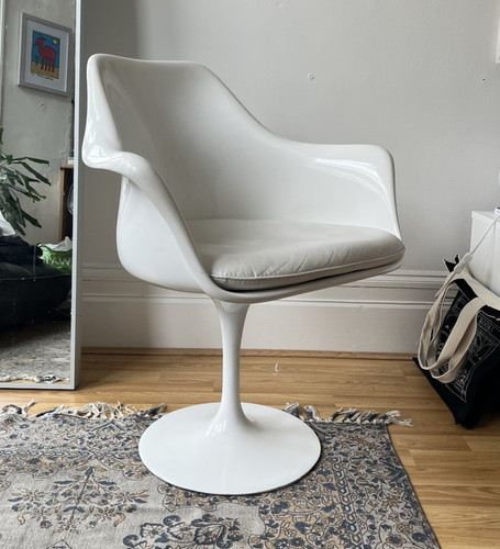 Tulip swivel armchair eero - armchair, (eero