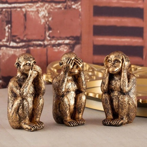 Wise monkeys resin - 3,