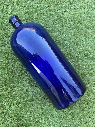 Superb large blue glass - superb,