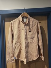 Mens Marshall Artist Popplin Long Sleeve Shirt Meduim M ( FITS SMALL )