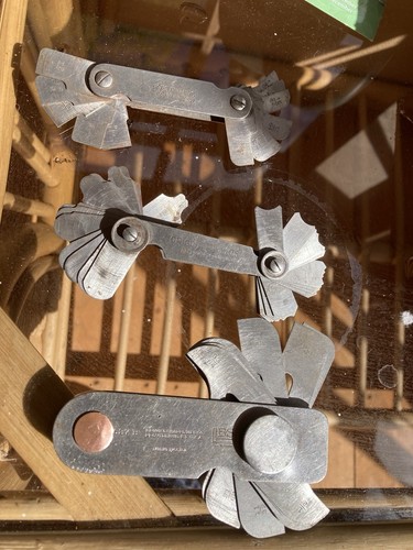 Vintage radius gauges - radius, ￼