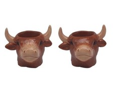 HIGHLAND COW SET OF 2 3D EGG