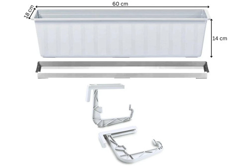 Window box planter - window, 60cm