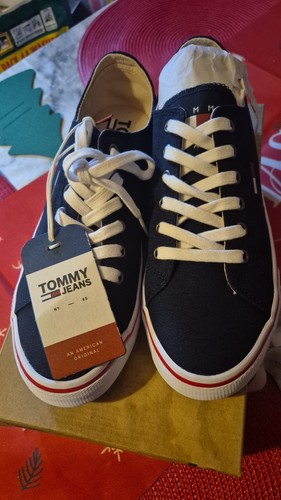Tommy hilfiger navy blue shoes - tommy,