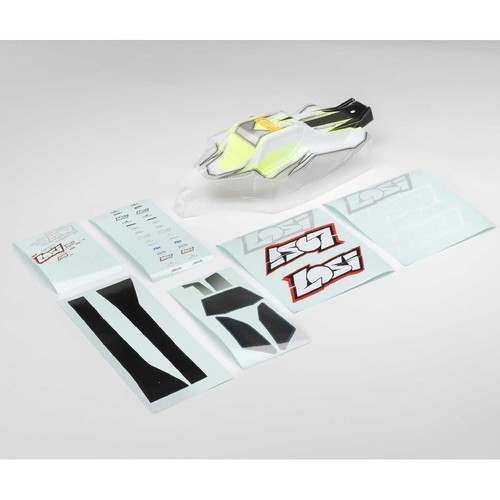 Losi body screened 8xe rtr - body,,