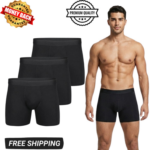Pack mens black boxer - mens,