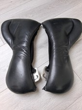 Wow Saddle Panels DWG Size 0 Black Wool Flocked