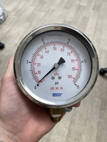 Wika pressure gauge psi - pressure,