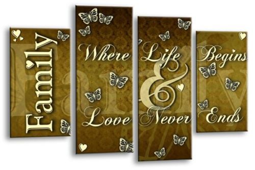 Family quote wall art print - family,
